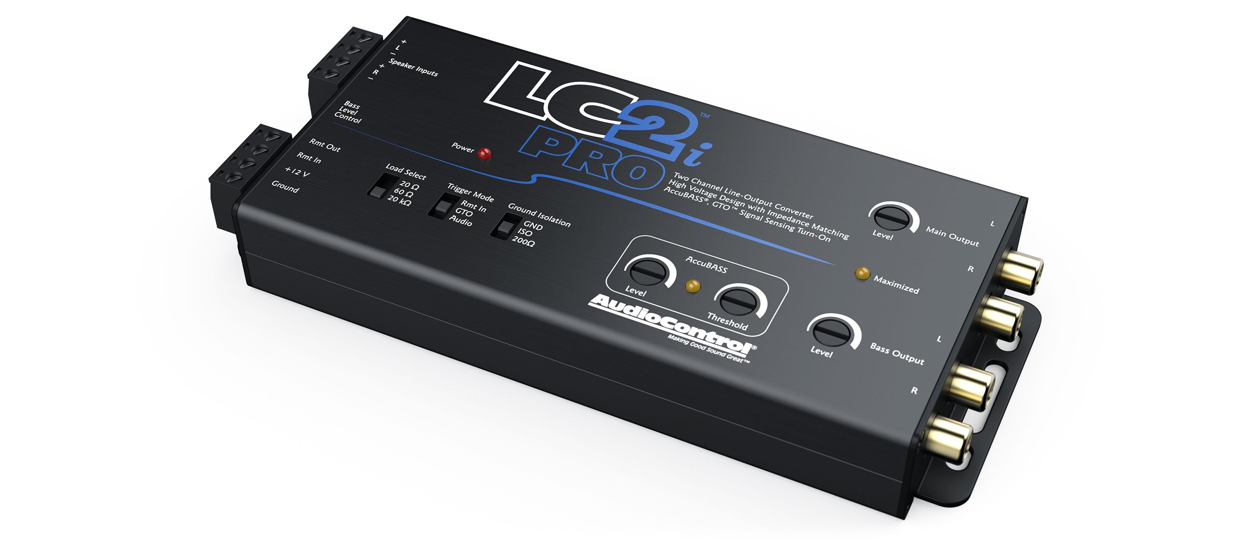 AudioControl LC2i PRO 2 Channel Line Out Converter with Accubass®