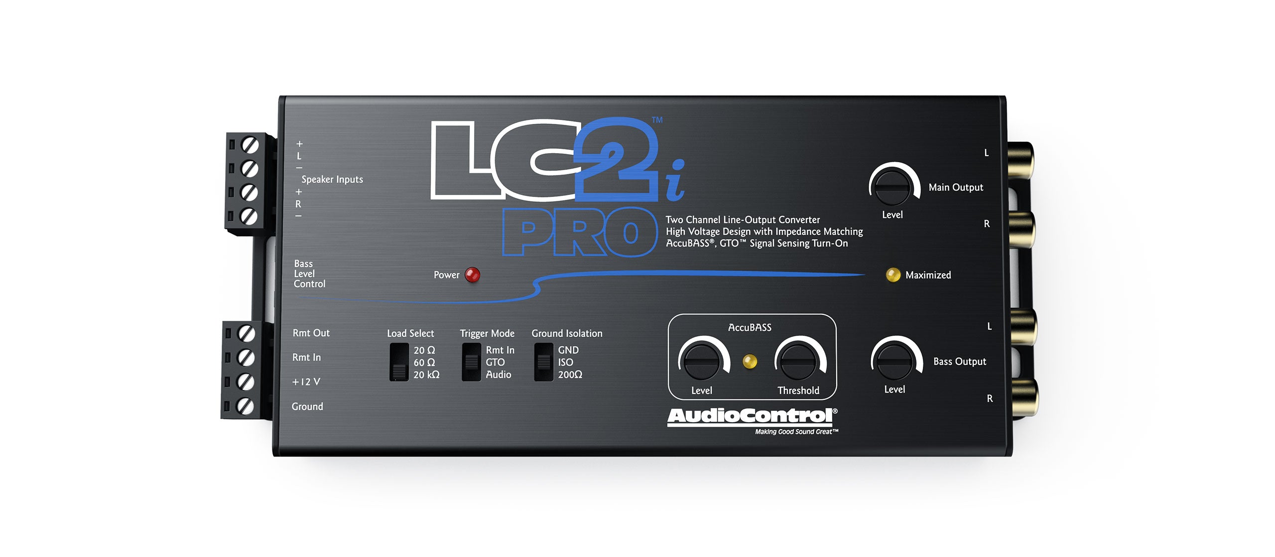 AudioControl LC2i PRO 2 Channel Line Out Converter with Accubass®