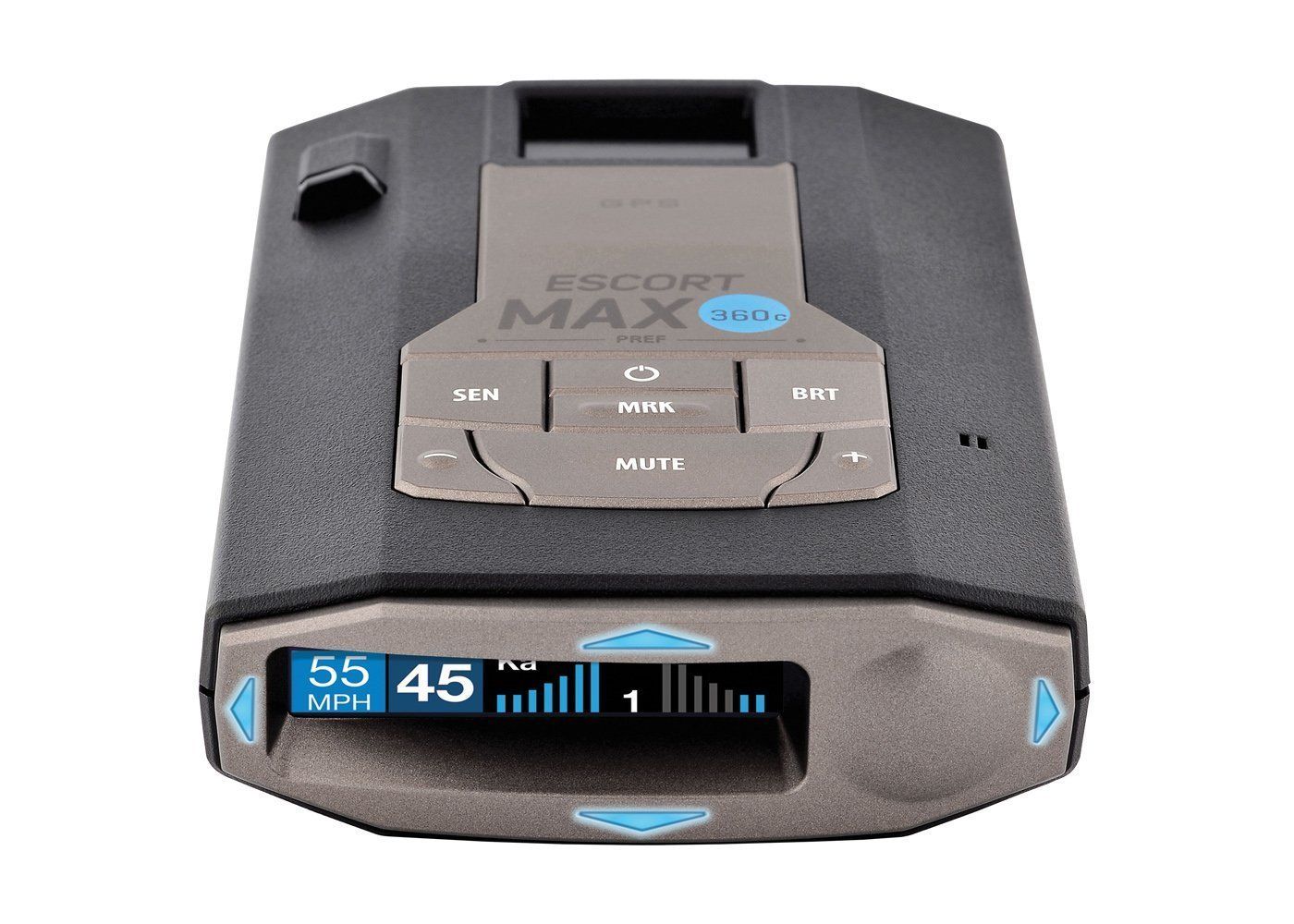 Escort MAX 360 c with Wi Fi, Front & Rear Radar Antennas w/Directional Arrows, DSP, GPS - Freeman's Car Stereo
