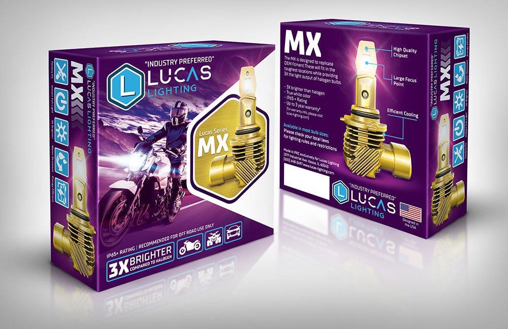 Lucas Lighting MX Series MX-H7 Headlight Pair