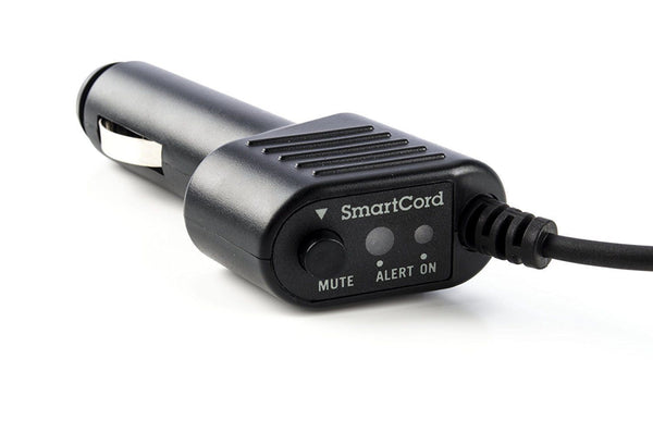 Escort 0010054-2 SmartCord Coiled Radar Detector Power Cord Combo - (Blue Light) - Freeman's Car Stereo