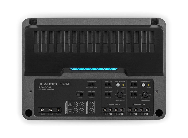 JL Audio RD400/4: 4 Ch. Class D Full-Range Amplifier, 400 W - Freeman's Car Stereo